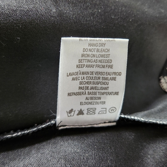 Samuel Dong Womens Geometric Mix Media Short Patchwork Jacket-Size XS - Picture 8 of 11